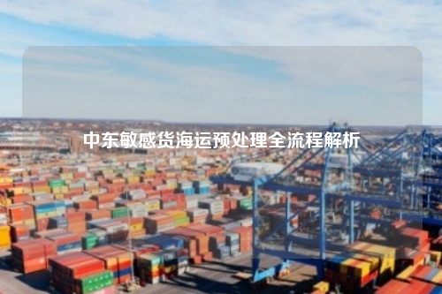 中东敏感货海运预处理全流程解析