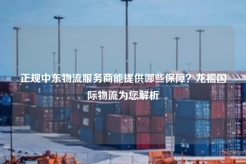 正规中东物流服务商能提供哪些保障？龙禧国际物流为您解析
