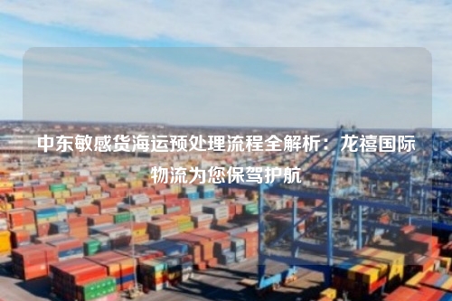中东敏感货海运预处理流程全解析：龙禧国际物流为您保驾护航