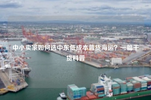 中小卖家如何选中东低成本普货海运?一篇干货科普