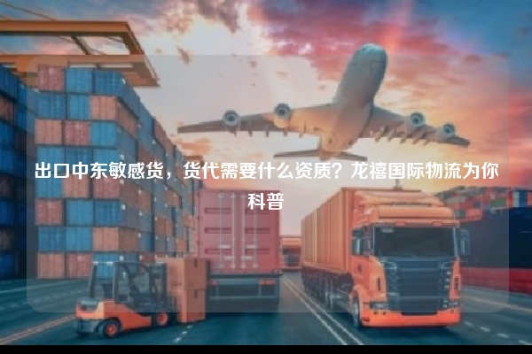 出口中东敏感货,货代需要什么资质?龙禧国际物流为你科普