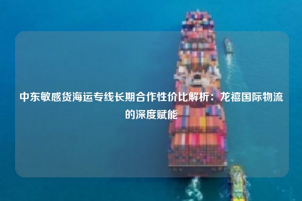 中东敏感货海运专线长期合作性价比解析：龙禧国际物流的深度赋能