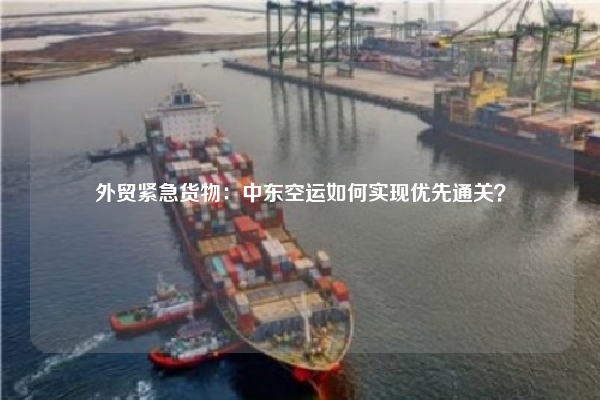 外贸紧急货物：中东空运如何实现优先通关？