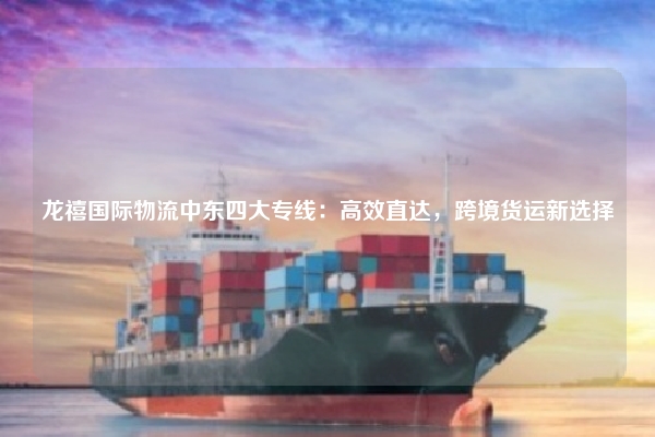 龙禧国际物流中东四大专线:高效直达,跨境货运新选择