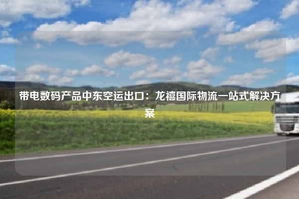 带电数码产品中东空运出口：龙禧国际物流一站式解决方案