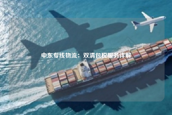 中东专线物流:双清包税服务详解