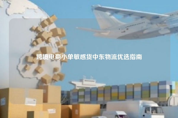 跨境电商小单敏感货中东物流优选指南