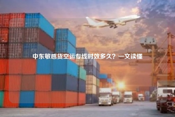 中东敏感货空运专线时效多久？一文读懂