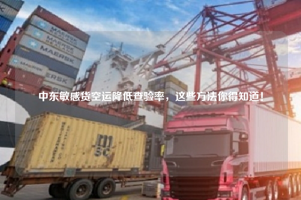 中东敏感货空运降低查验率,这些方法你得知道!