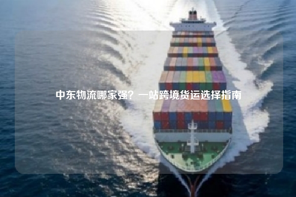 中东物流哪家强?一站跨境货运选择指南