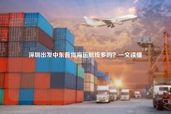 深圳出发中东普货海运航线多吗?一文读懂