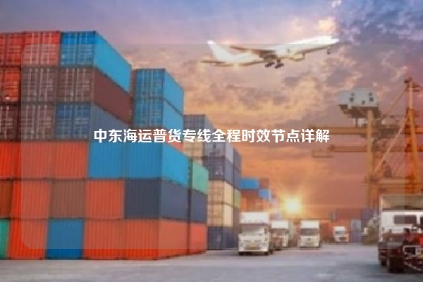 中东海运普货专线全程时效节点详解