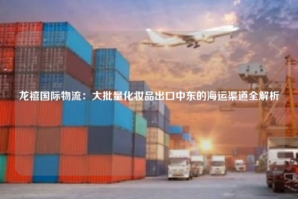 龙禧国际物流：大批量化妆品出口中东的海运渠道全解析