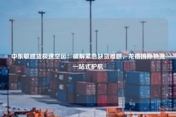中东敏感货极速空运：破解紧急缺货难题，龙禧国际物流一站式护航