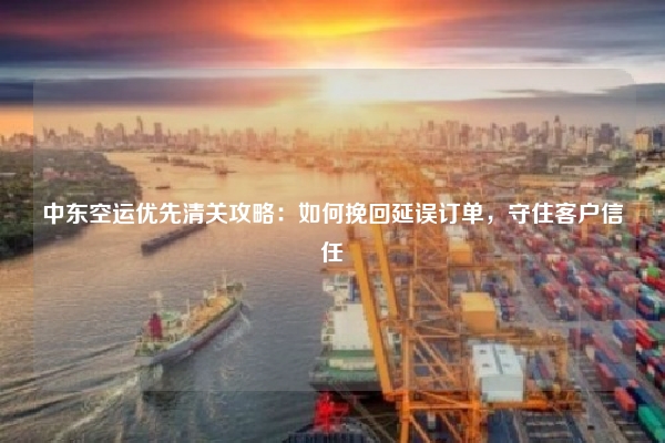 中东空运优先清关攻略：如何挽回延误订单，守住客户信任